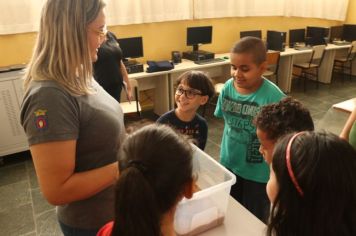 Foto - Zoonoses palestra em escolas para prevenção de acidentes com escorpiões