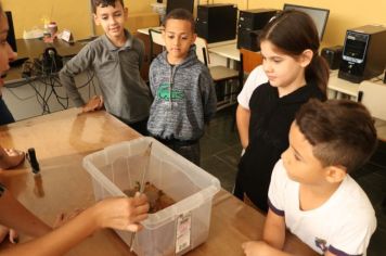 Foto - Zoonoses palestra em escolas para prevenção de acidentes com escorpiões