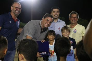 Foto - Inauguração da nova iluminação de led do Campo da Cecap