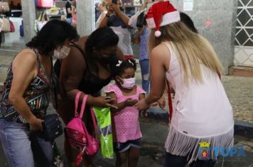 Foto - Descida do Papai Noel