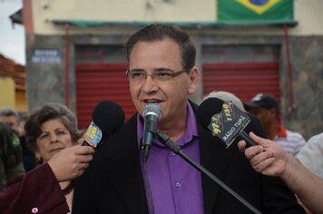 Foto - Homenagens a Revolução de 1932;* Praça 9 de Julho