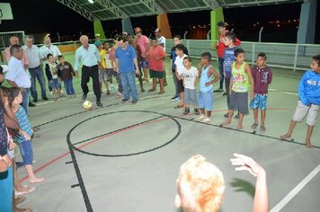 Foto - Inauguração quadra poliesportiva;* iluminação;* infraestrutura e zeladoria da Escola José Maris