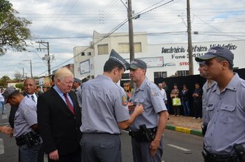 Foto - Homenagens a Revolução de 1932;* Praça 9 de Julho