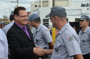 Foto - Homenagens a Revolução de 1932;* Praça 9 de Julho