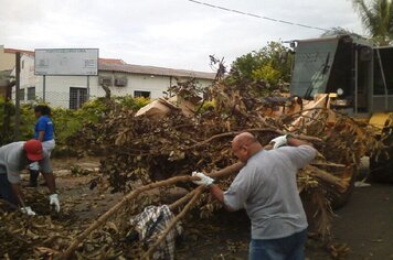 Foto - Mutirão de limpeza e combate à dengue