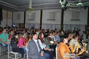 Foto - 2ª Noite do Fórum de Debates 2016