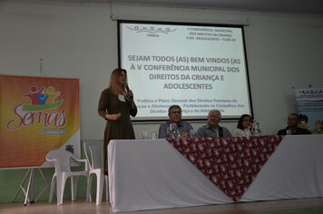 Foto - 5º Conferência Municipal dos Direitos da Criança e do Adolescente