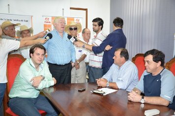 Foto - Coletiva da 19º Comitiva dos Tropeiros de Tupã