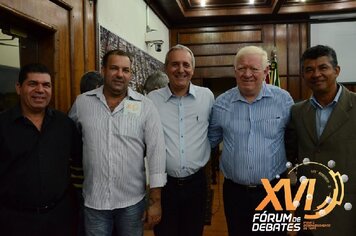 Foto - Lançamento Fórum de Debates 2016