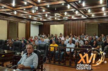 Foto - Lançamento Fórum de Debates 2016