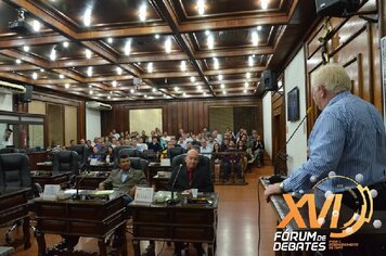 Foto - Lançamento Fórum de Debates 2016