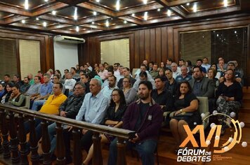 Foto - Lançamento Fórum de Debates 2016