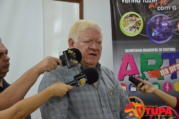 Foto - Lançamento Projeto Cultural “Arte na Praça”