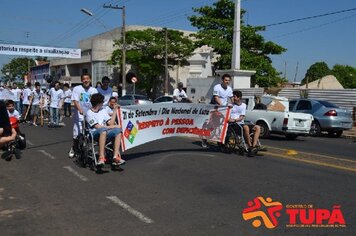 Foto - Passeata Sábado - Respeito à Pessoa com Deficiência