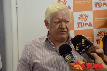 Foto - Coletiva - Prefeito Manoel Gaspar decretou estado de emêrgencia em Tupã