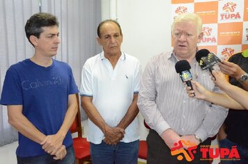 Foto - Coletiva - Prefeito Manoel Gaspar decretou estado de emêrgencia em Tupã