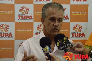 Foto - Coletiva - Prefeito Manoel Gaspar decretou estado de emêrgencia em Tupã