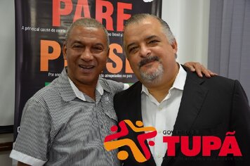 Foto - Prefeito Thiago Santos recebe Vice Governador Marcio França