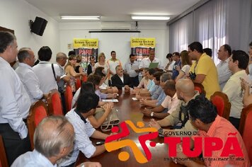 Foto - Prefeito Thiago Santos recebe Vice Governador Marcio França