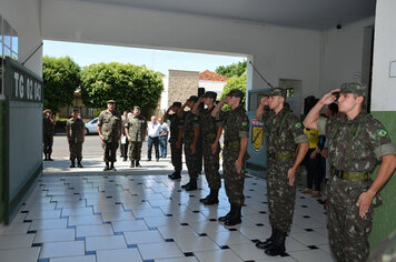 Foto - Tupã recebe visita dos generais;* comandantes militares do Sudeste