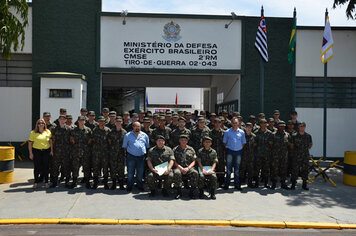 Foto - Tupã recebe visita dos generais;* comandantes militares do Sudeste