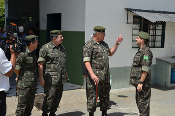 Foto - Tupã recebe visita dos generais;* comandantes militares do Sudeste