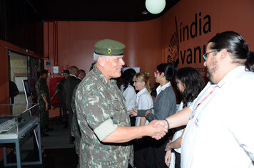 Foto - Tupã recebe visita dos generais;* comandantes militares do Sudeste