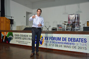 Foto - XV Fórum de Debates para o Desenvolvimento de Tupã