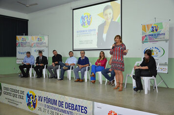 Foto - XV Fórum de Debates para o Desenvolvimento de Tupã