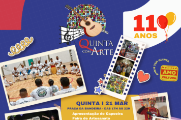 Quinta com Arte traz esta semana edição especial de 11 anos do projeto