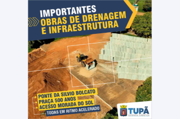 Prefeitura realiza importantes obras de drenagem e infraestrutura