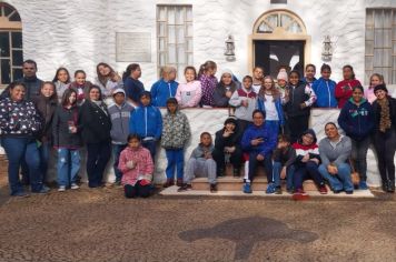 Estudantes de Luiziânia visitam o Solar Luis de Souza Leão