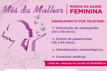 Mês da Mulher ampliará ações para saúde e bem-estar feminino