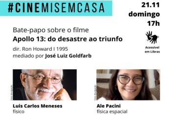 MIS fará roda de conversa on-line sobre o filme Apollo 13 neste domingo