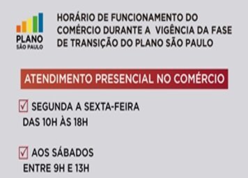 Decreto regulamenta funcionamento do comércio das 10 às 18 horas