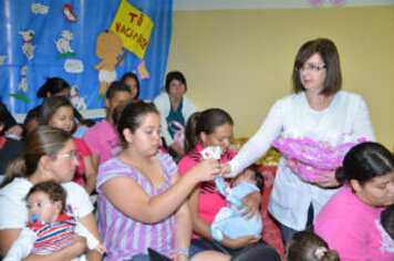 Secretaria realiza palestra no CS da Vila Formosa;* durante Semana Mundial de Aleitamento Materno