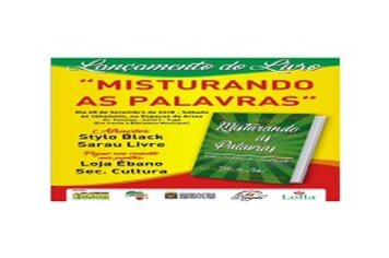 Livro “Misturando as Palavras” vai ser lançado neste sábado