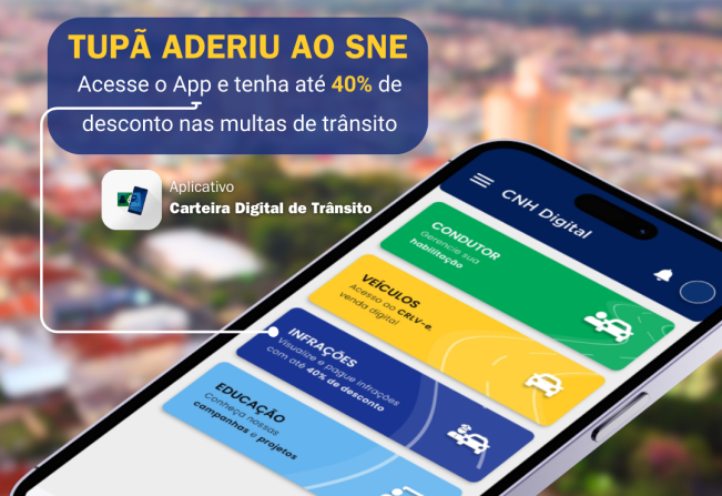 Sistema eletrônico dá desconto de até 40% na multa ao motorista que cometeu infração