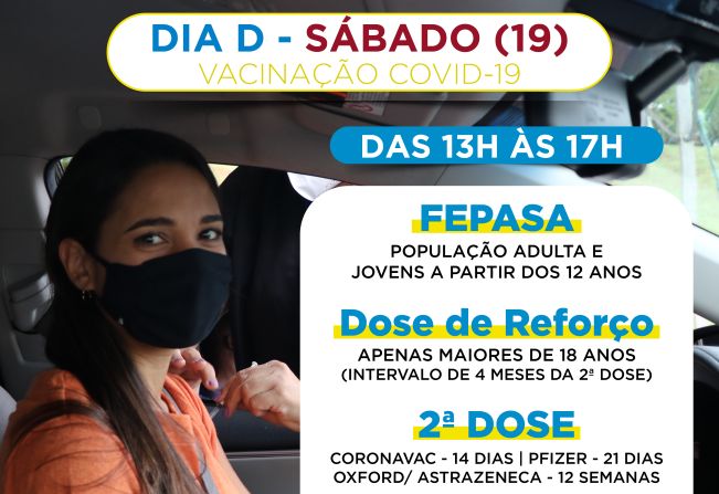 Tupã terá vacinação contra a covid neste sábado (19)