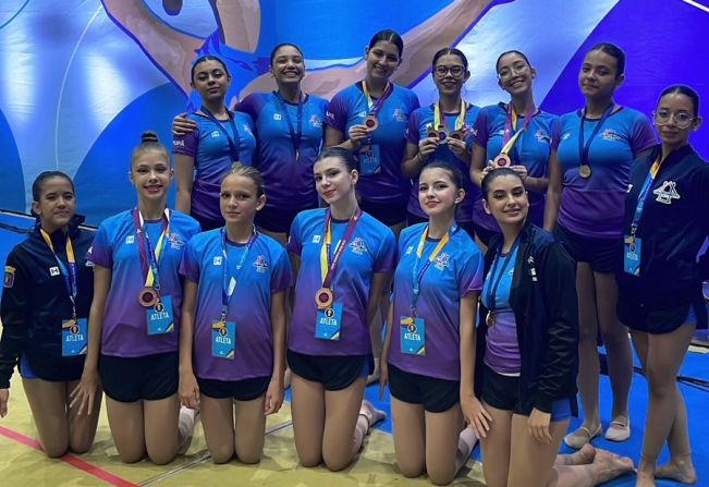 Atletas da Ginástica Rítmica de Tupã se destacam na Copa “Roberta Gaio”