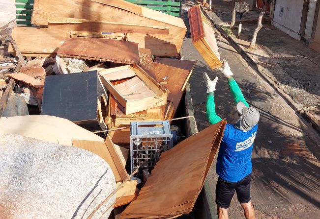 Mutirão da Limpeza segue com coleta de materiais inservíveis