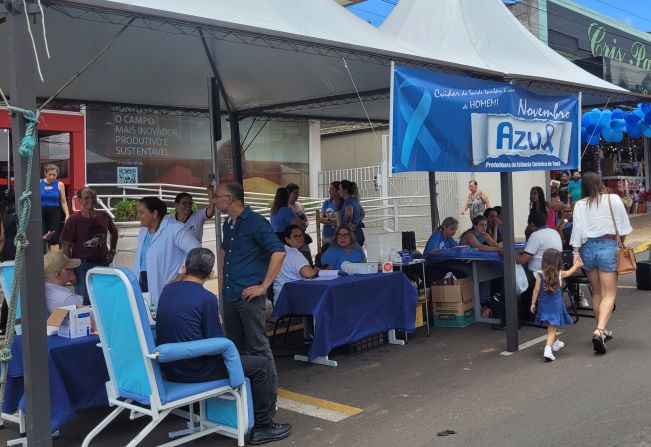 Prefeitura realiza ação na avenida Tamoios pela saúde do homem