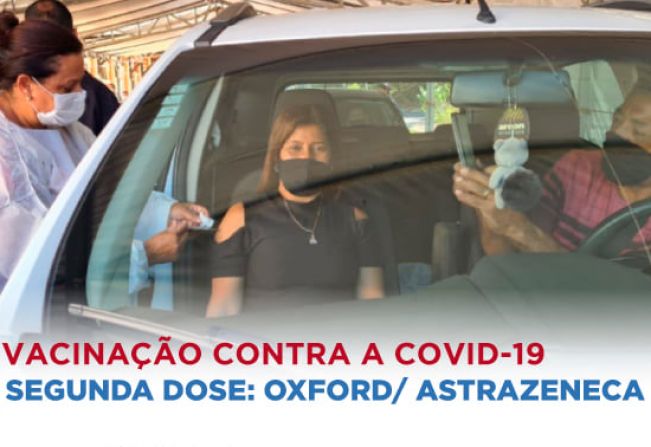 2ª dose da Oxford/AstraZeneca dos 50 aos 53 anos será nesta quinta e sexta-feira