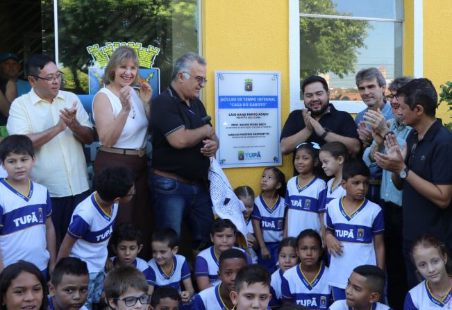 Tupã inaugura núcleo de tempo integral que atenderá mais de 280 alunos