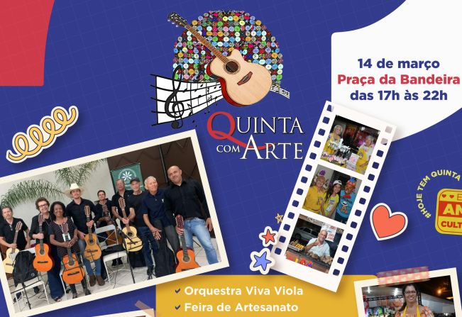 Quinta com Arte volta a ser realizado na Alameda do Artesanato