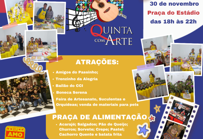 Grupo Amigos do Passinho se apresenta no Quinta com Arte