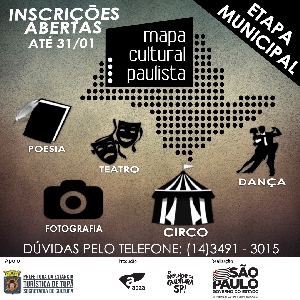 Mapa Cultural Paulista recebe inscrições até 31 de janeiro