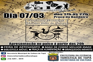 Orquestra Municipal se apresenta hoje na Praça da Bandeira